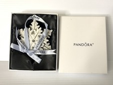 New Pandora Christmas Ornament Snow Flake Limited Edition 2015 Porcelain