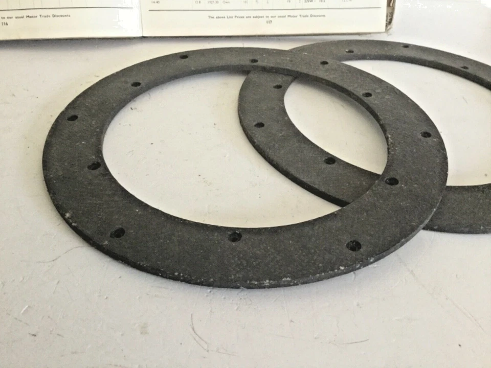Swift Cadet, 10hp, 1929-1931, Pair of Clutch Linings, NOS. - Image 2 of 4