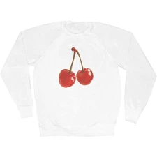 'Two cherries' Adult Sweatshirt / Sweater / Jumper (SW057660)