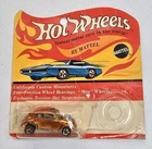 Opened Blister Hotwheels Redline Custom Volkswagen Orange White Interior