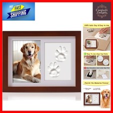 Personalized Paw Print Photo Frame with Clay Kit – Perfect for Pet Lovers
