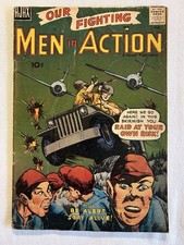 “Our Fighting Men In Action” HJAJ Comic Book 1953 Wartime Rare