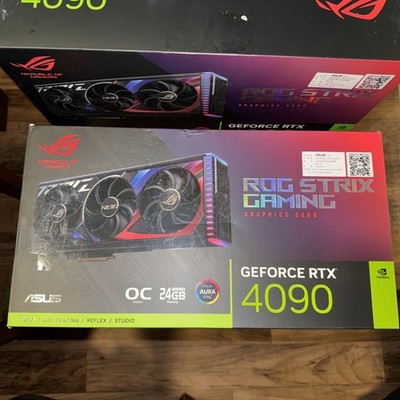 (FOR PARTS) ASUS RTX 4090 ROG STRIX GPU No Core & VRAM With Box (Ship From HK)