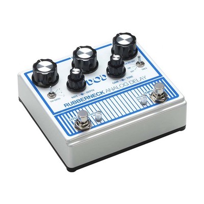 DigiTech DOD Rubberneck Analog Delay Effects Pedal with Tap Tempo, White