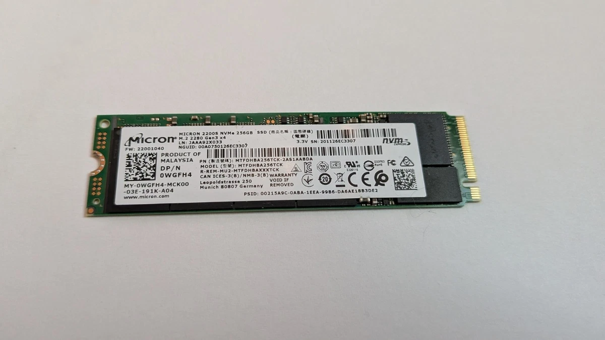 Micron 256 GB Solid State Drives for sale | eBay