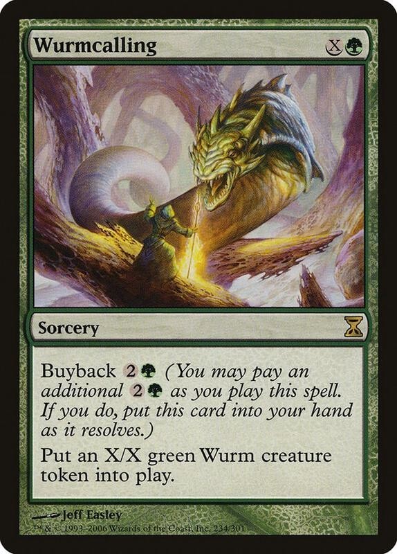 Wurmcalling  (1) - Time Spiral - EX/NM - 4RCards
