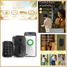 Touchscreen Keypad Deadbolt Smart Lock Wi-Fi No Hub Keyless Entry Auto Lock
