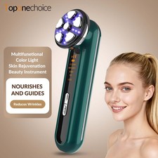4 in 1 RF Microcurrent Facial Massager LED Light Therapy Home Face Lift Device