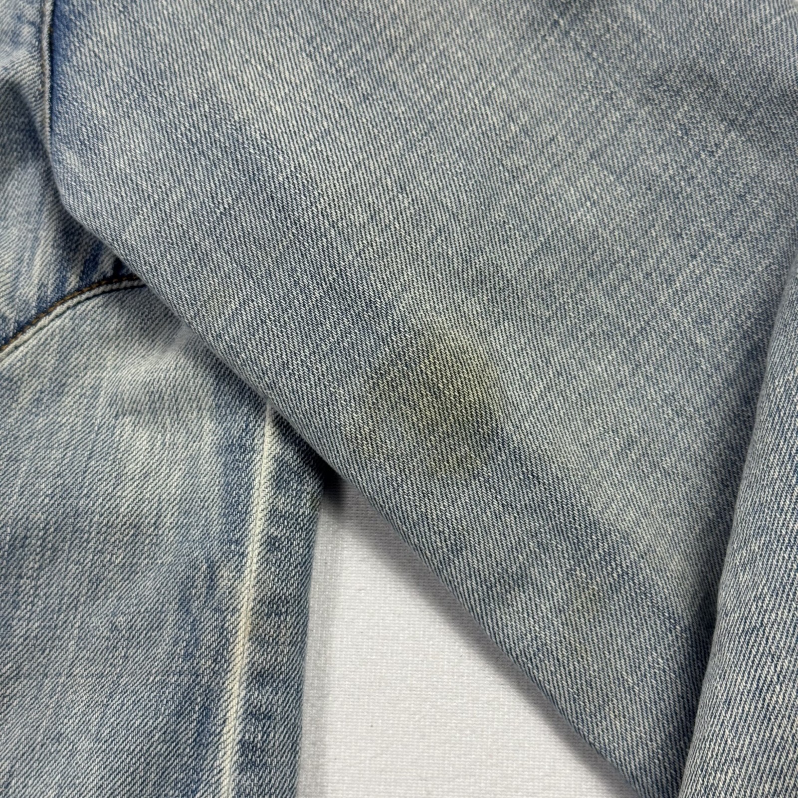 Ryan Michael Denim Jean Jacket Button Cotton Fade… - image 3