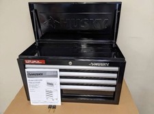 26 In. W X 12 In. D Standard Duty 4-drawer Top Tool Chest In Gloss Black 26 In. W X 12 In. D Standard Duty 4-drawer Top Tool Chest In Gloss Black