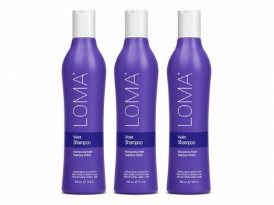 3 Pack LOMA Violet Shampoo 12 fl oz / 355 mL Sulfate Free Color Care