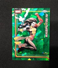 2026 Topps Chrome Marvel Sapphire Edition #94 Rasputin IV Green Sapphire /99