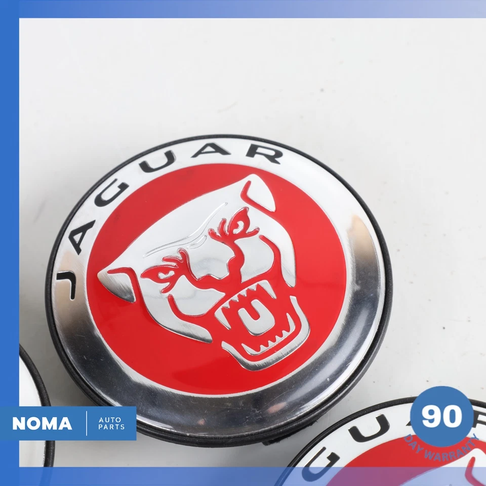 10-23 捷豹 X152 F 型 XJL XF F-Pace I-Pace 中心轮圈盖 4 件套原始设备制造商 — 第 2/4 张图片