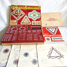 Vintage 1969 Kenner's Super Spirograph Plus 2400 plus Design Book