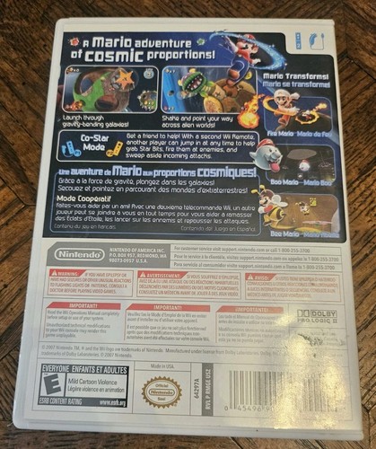 Super Mario Galaxy - Nintendo Wii 2007 - Complete With Manual - Picture 3 of 3