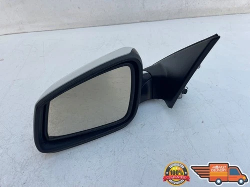 2011-2013 BMW F10 528i 535i 550i FRONT LEFT DOOR SIDE VIEW MIRROR WHITE OEM 12