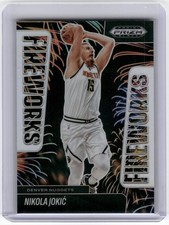 2024-25 Panini Prizm Black #7 Nikola Jokic Fireworks Silver