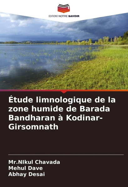 Nikul Chavada (U. A.) | ÉTude Limnologique De La Zone Humide De Barada...-image