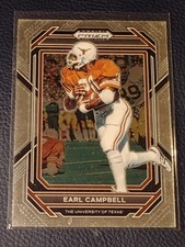 2023 Panini Prizm Draft Picks Football - #36 Earl Campbell - Texas Longhorns