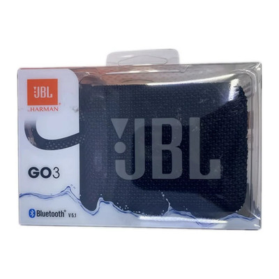 JBL Go 3 Portable Waterproof Bluetooth Speaker - Black