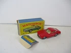 Matchbox Lesney Superfast SF75 Ferrari Berlinetta- red, SILVER GRILLE, wrong box