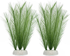 Plastic Fish Tank Plants Soft Silk Water Grass Reptile Waterweed for Terrarium S