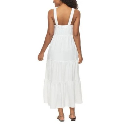 chinese dress ladies Cruise Tiered Maxi Sundress (Black, Small) at Amazon Women's Clothing store