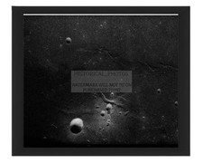APOLLO 17 LUNAR LANDSCAPE WITH ASTRONAUT 8X10 FRAMED PHOTO