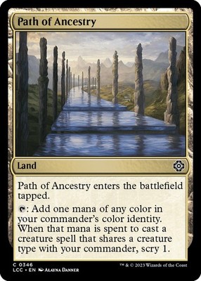 Path of Ancestry Normal Common Commander: The Lost Caverns of Ixalan 346 NM M...