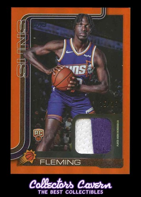 #ad 2025 Topps Rookie Patch Orange #FRO RF Rasheer Fleming RC #d 15 25 $34.99
