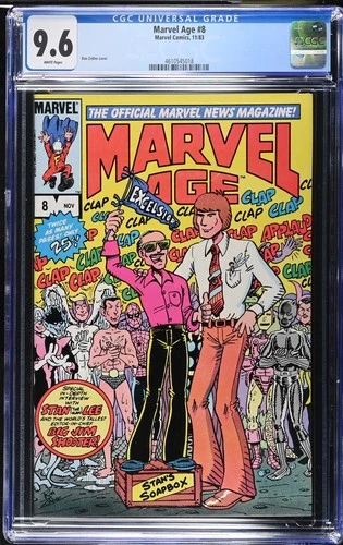 MARVEL AGE 8 CGC 9.6 NM+ Marvel 1983 STAN LEE JIM SHOOTER 4610545018