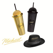 Michael Jackson 2026 Movie Microphone Cup 24oz. Brand New  In hand Shipnow