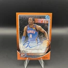 2025 Bowman Basketball Orange Shimmer Refractor Jalen Williams #BCA-JL