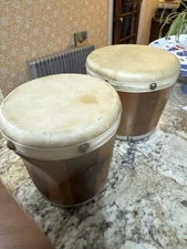 One Set Of Wooden Alertness Bongos