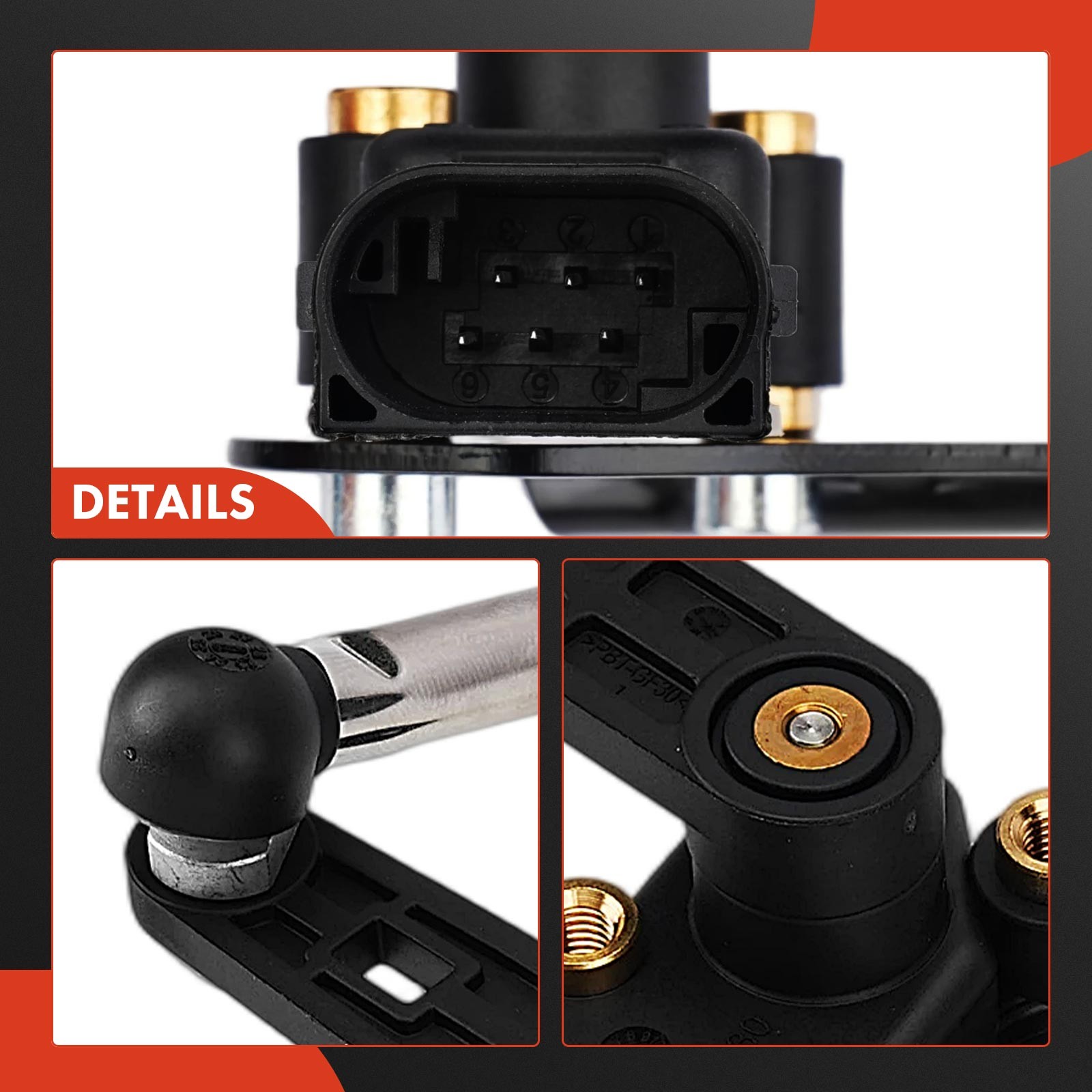A-Premium 2x Front Ride Height Level Sensor Assembly for Maserati Levante 17-24