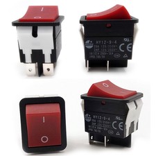 KEDU Power On Off Rocker Switch Push Button 4 Pin IP55 T85 HY12-9-4 Spare Part