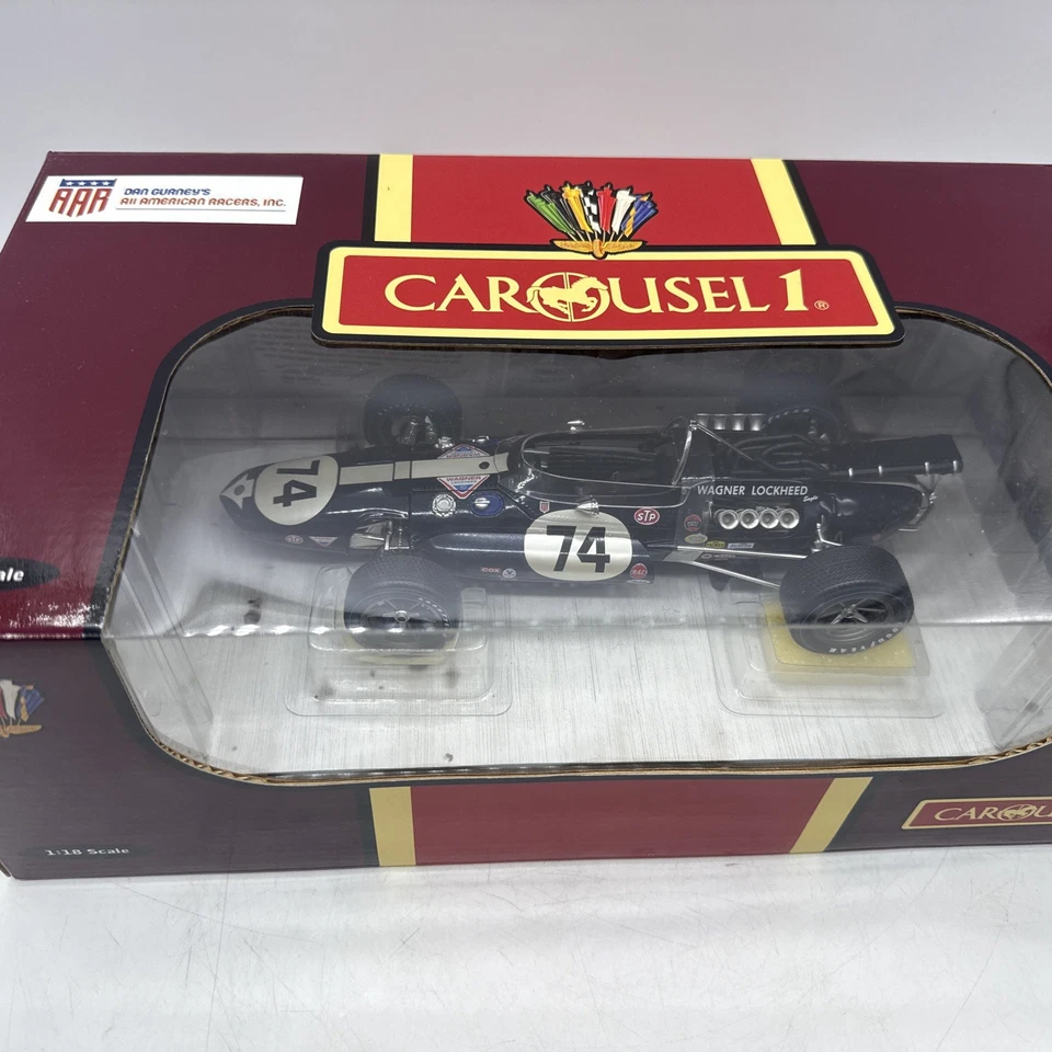 1/18 Carousel 1967 Dan Gurney AAR Wagener Eagle Indy 500 4761 RARE - Image 3 of 4