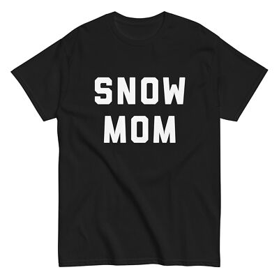 SNOW MOM Shirt gift mother grandma birthday ski winter snowboard sports