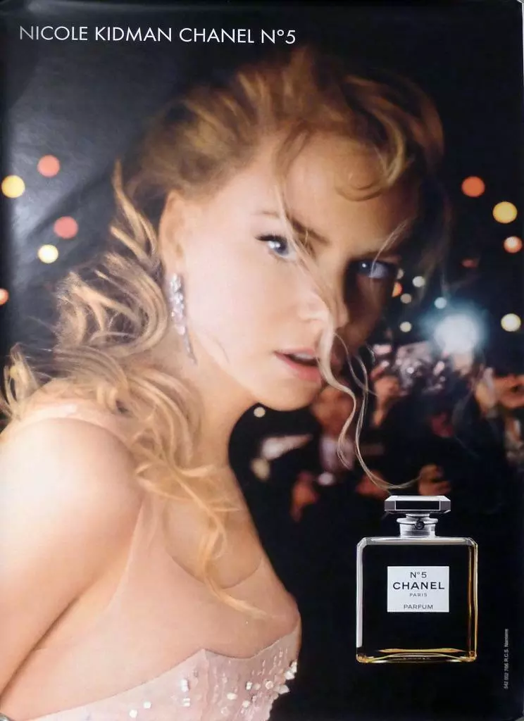 CHANEL - PERFUME - NICOLE KIDMAN - ORIGINAL LARGE FRENCH ADVERTISING POSTER