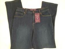 Gloria Vanderbilt Womens Denim Tapered Leg Classic Rise Stretch Jeans 4 Short