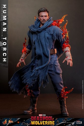 PREORDER Deadpool & Wolverine Movie Masterpiece Action Figure 1/6 Human Torch - Imagen 5 de 18