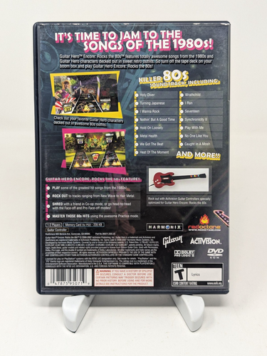 Guitar Hero Encore: Rocks the 80s (Sony PlayStation 2, PS2, 2007) - Bild 2 von 5