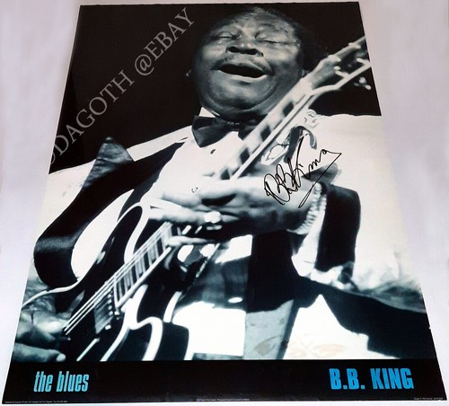 bb king signed poster