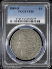 1889-O $1 Morgan Silver Dollar PCGS VF 35
