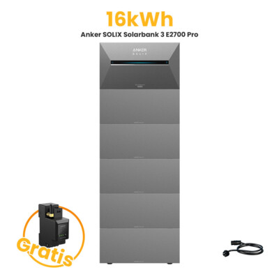 Anker Solarspeicher Akku SOLIX Solarbank 3 E2700 Pro 2,7kWh für Balkonkraftwerk