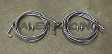 Stainless Main Rear Brake Line Replacement Kit For 01-05 Honda Civic 2dr W/O ABS