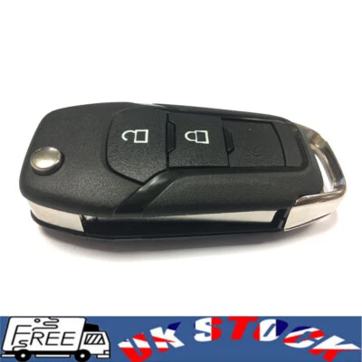 QNGENET NEW FOR Ford Ranger T6 2015-19 2 Button Flip Remote Key Fob Shell Case