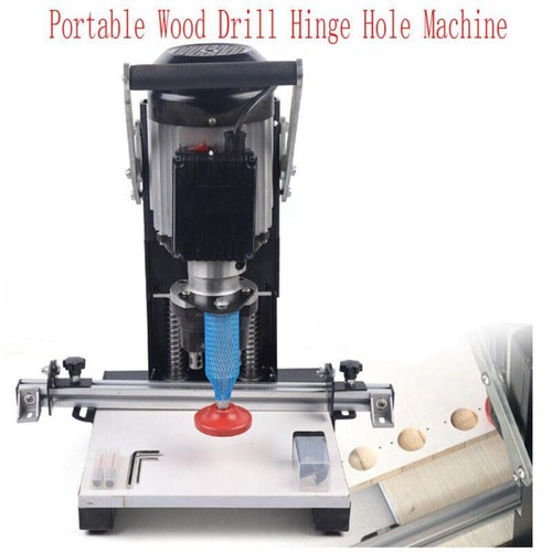 750W Pneumatic Hinge Boring Machine Woodworking Hole Drilling Machine ...