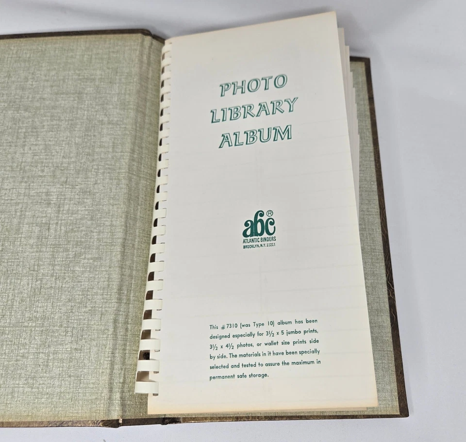 Álbum de fotos focales vintage años 70 contiene 60 fotos de película de 3,5" x 5" 110 107 108 nuevo Foto 3 de 4