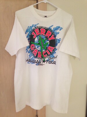 Grateful Dead 1990 GDM JERRY GARCIA BAND Hawaii Vintage Shirt Rare